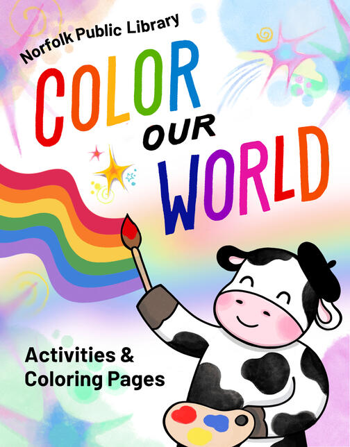 Summer Reading Program Activity Book cover for Norfolk Public Library